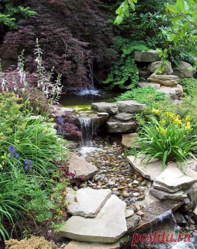 68+ Marvelous Backyard Ponds and Water Garden Landscaping Ideas