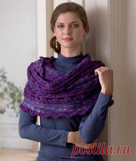 Wrap and Go Shawl | Red Heart