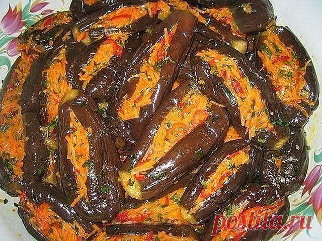 Манзаны фаршированные баклажаны по-гречески