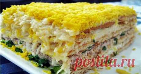До неприличия вкусный закусочный салат. Очень рекомендую!