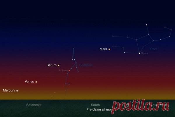 Жители Земли смогут наблюдать редкий "парад планет" — Елена Субботина — Российская газета
