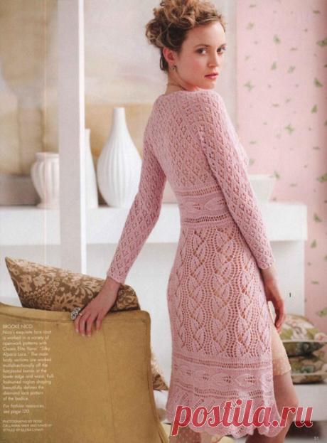 АЖУРНЫЙ КАРДИГАН &quot;РОЗОВАЯ НЕЖНОСТЬ&quot;