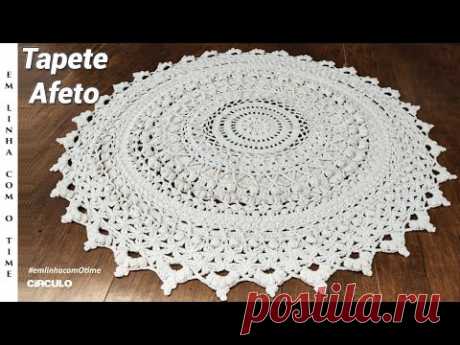 TAPETE AFETO – PARTE 9 - Mis Crochê