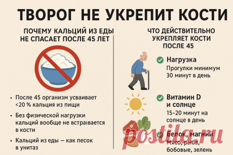 Да не укрепите вы творогом кости — хватит чушь писать. Травматолог из СССР жёстко, но по делу ответил “экспертам из интернета” | Тюнинг тела - блог Дениса Мгеладзе | Дзен