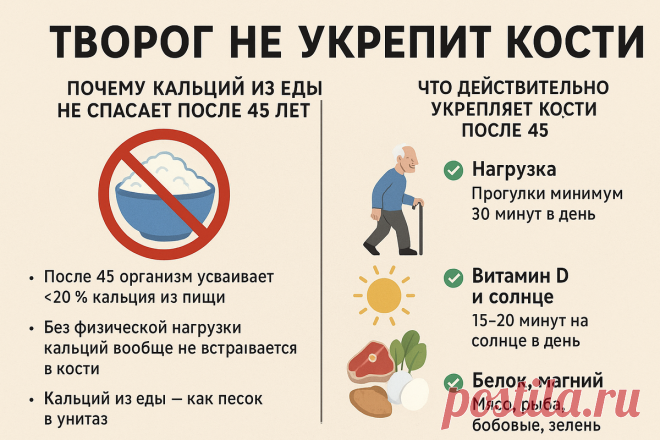 Да не укрепите вы творогом кости — хватит чушь писать. Травматолог из СССР жёстко, но по делу ответил “экспертам из интернета” | Тюнинг тела - блог Дениса Мгеладзе | Дзен