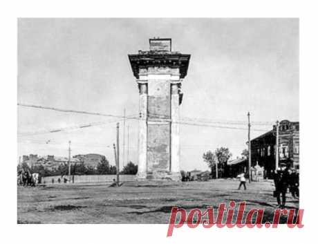 1932 год. Курск. А вот вам и точное расположение Московских ворот.