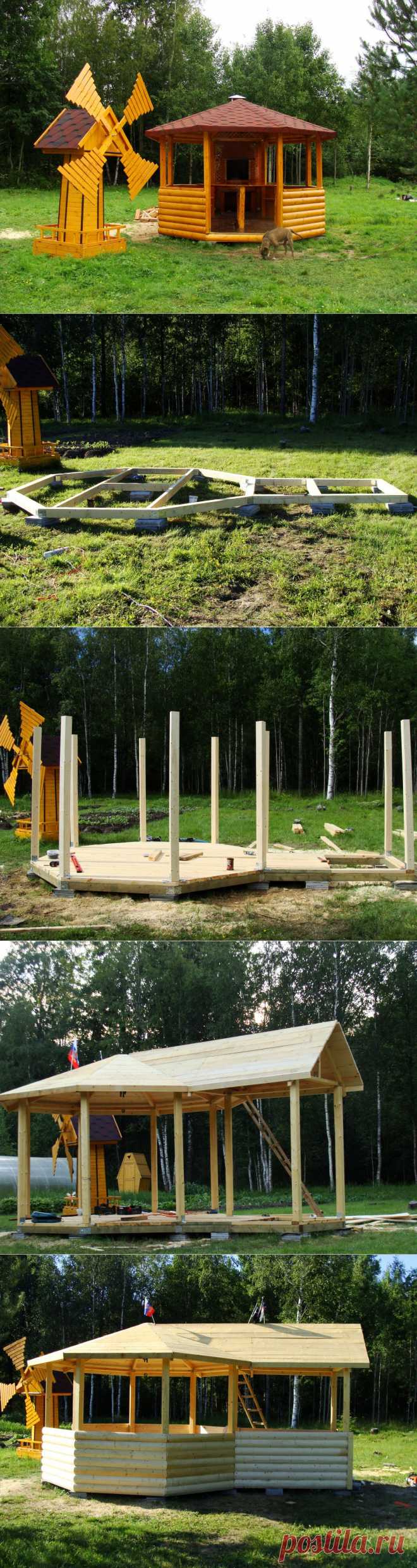 Беседка / Дачные поделки / 7dach.ru
