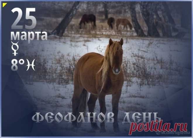 Феофанов день !