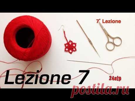 Chiacchierino Ad Ago - 7˚ Lezione Diritto Rovescio Quando Girare Lavoro Bijoux DIY Tutorial - YouTube