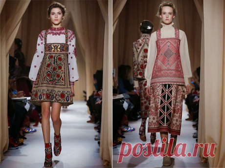 Коллекция от Valentino в славянском стиле