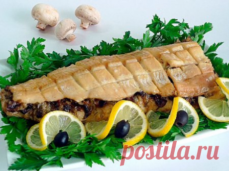 Филе рыбы с рисом и грибами » Рататуй — готовить может каждый