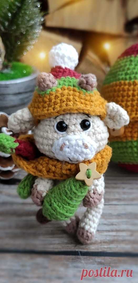 PDF Бычок в яйце крючком. FREE crochet pattern; Аmigurumi animal patterns. Амигуруми схемы и описания на русском. Вязаные игрушки и поделки своими руками #amimore - корова, коровка, телёнок, бык, маленький бычок.