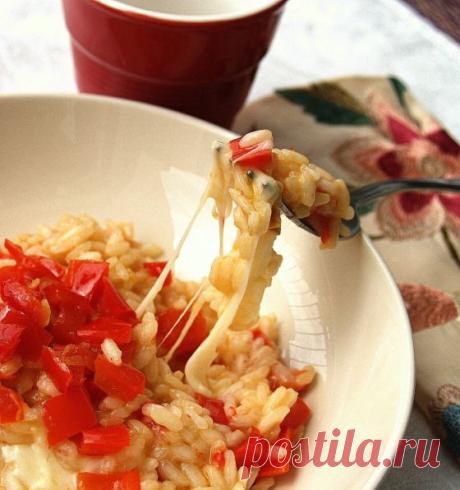 Risotto con peperoni e provola affumicata di Sorrento. Un ricordo per ogni chicco. | Ida Briciole in cucina