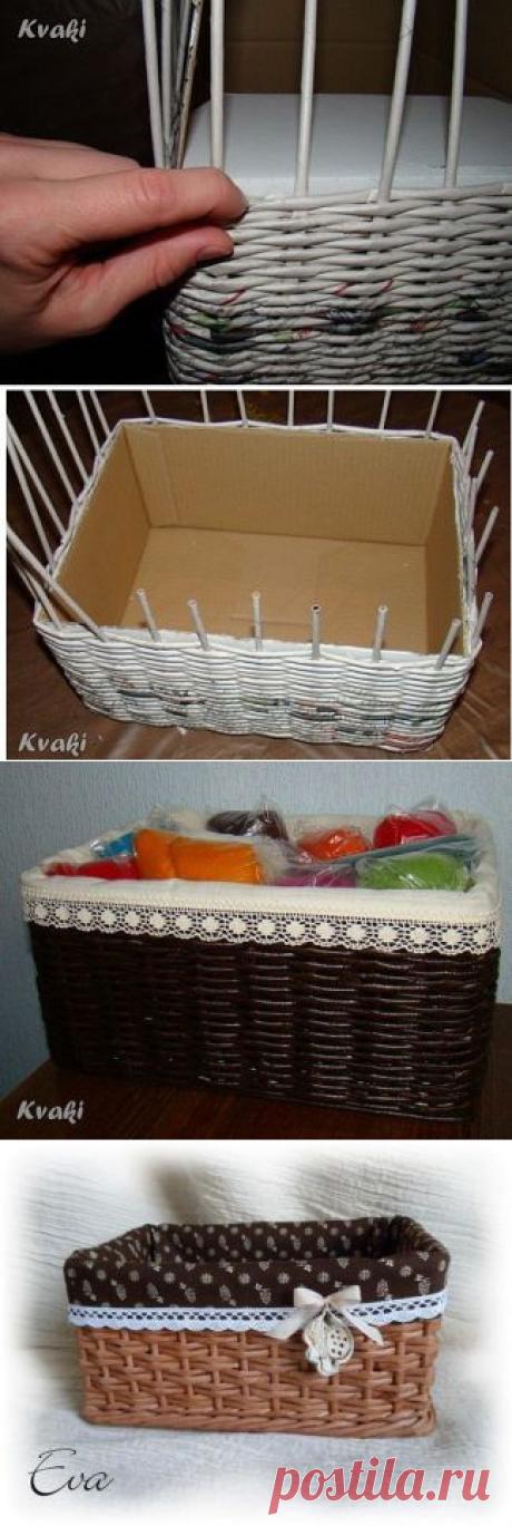 корзина для хранение / Прочие виды рукоделия / Другие виды рукоделия