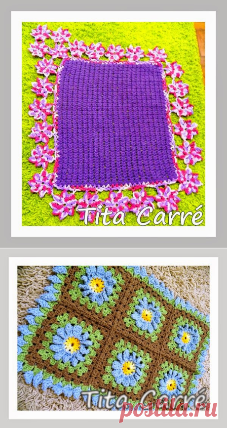 Красивые коврики для уюта в доме от Tita Carre.