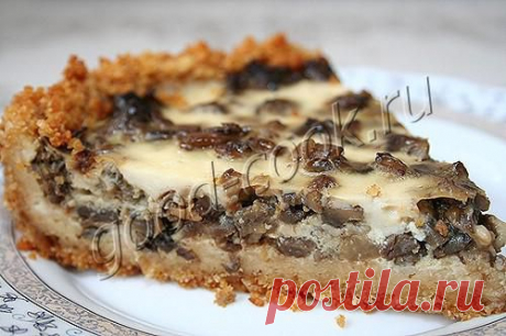 ГРИБНОЙ ПИРОГ НА ГАЛЕТНОЙ ОСНОВЕ (home.eat.kolobok) : Рассылка : Subscribe.Ru