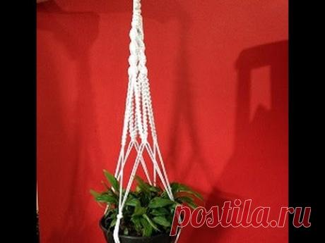 Tutorial: Suporte para plantas em Macramê