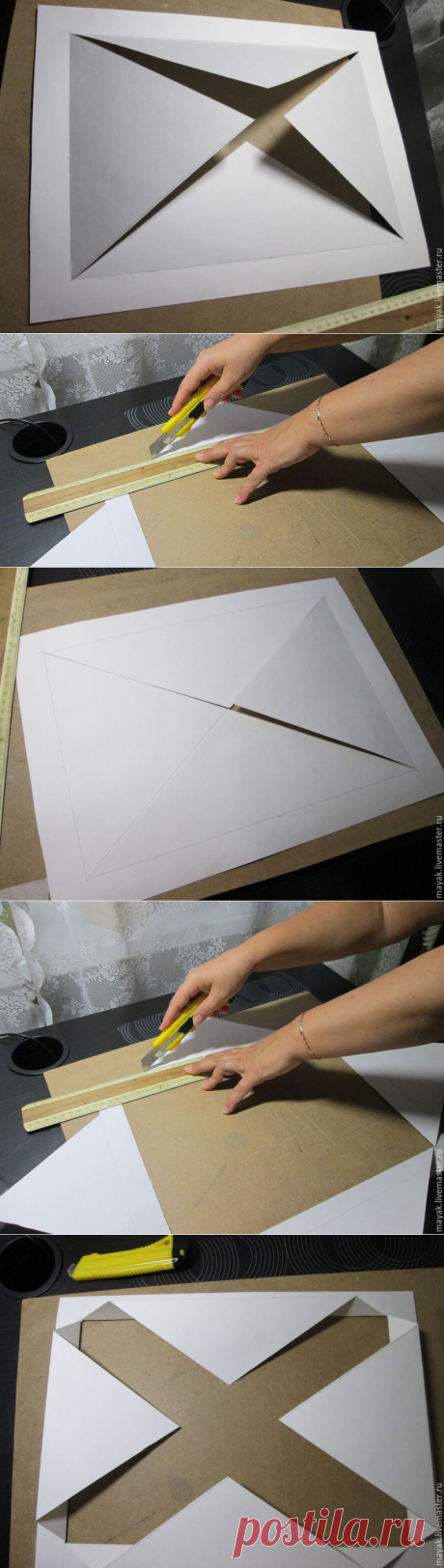 Как просто сделать паспарту для картины и панно - Ярмарка Мастеров - ручная работа, handmade