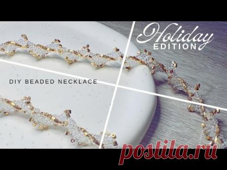 How to Make Stunning Beaded Necklace For Special Occasions | Beading Tutorial | DIY Beads Jewellery