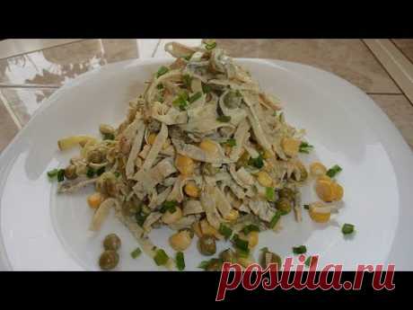 Вкусный салат за 7 минут. Импровизируем.