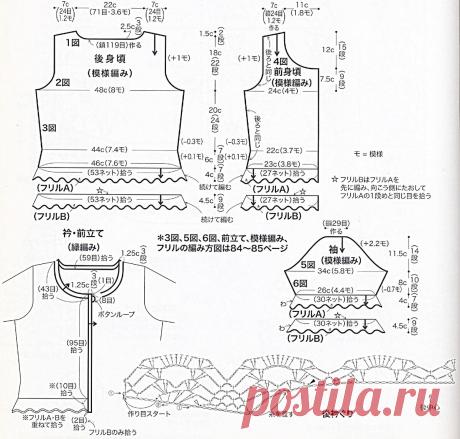Изысканные модели крючком от японских дизайнеров со схемами для шикарных обновок! | Вязалки Веселого Хомяка | Яндекс Дзен