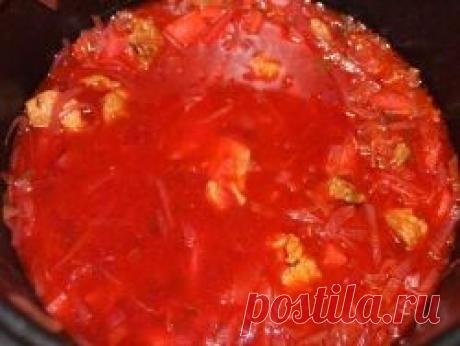 Борщ в мультиварке Редмонд - Рецепты для мультиварки