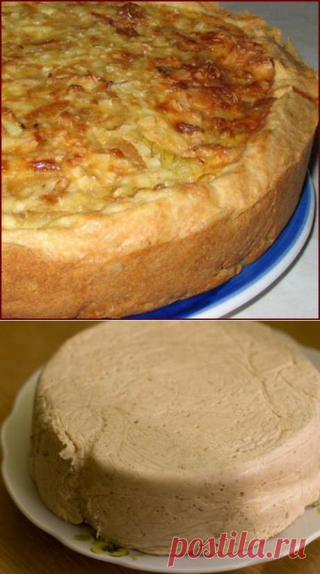 Луковый пирог с плавленными сырками | Банк кулинарных рецептов