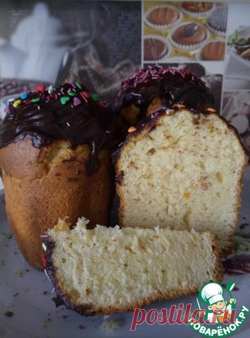 Кулич творожный на соде - кулинарный рецепт