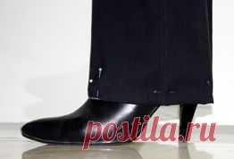 ИГОЛКА С НИТОЧКОЙ. Как правильно подшить брюки