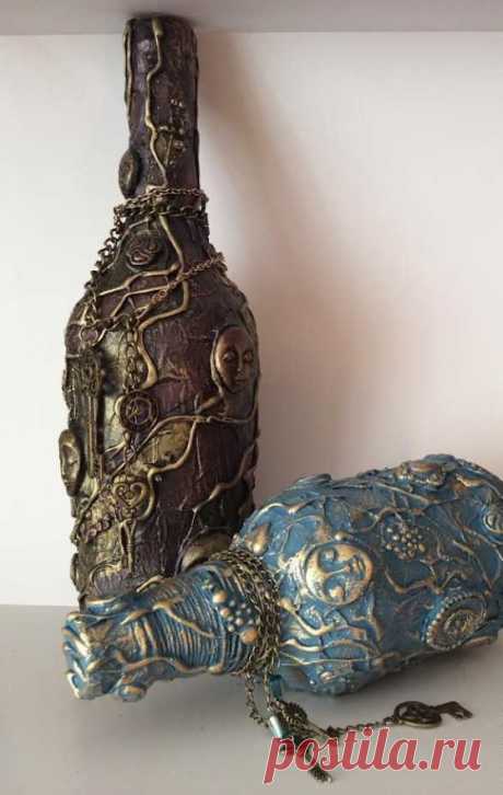 DIY Botella Decorativa Reciclaje