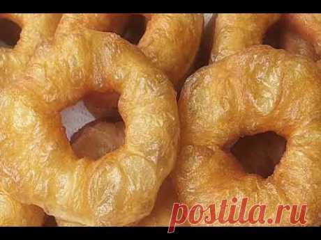 Пончики из советского детства. Donuts from Soviet childhood GOST Нежные, воздушные пончики из детства.      ☑️ ДЛЯ ТЕСТАМУКА - 500гДРОЖЖИ - 15 г свежие( сухие 5-7г)ВОДА - 300 млСАХАР - 40 гМАСЛО СЛИВ - 30 гЯЙЦО - 1штСОЛЬ -...
