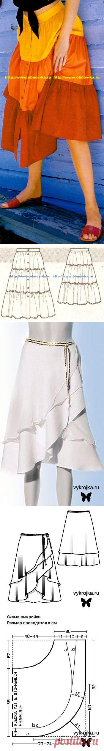 Шьем сами. Красивые летние и пляжные юбки — Рукоделие