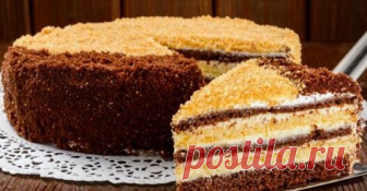 Простой и вкусный тортик на скорую руку