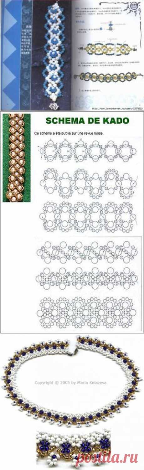 АртБисер • Просмотр темы - Цепочки несложные, но симпотишные