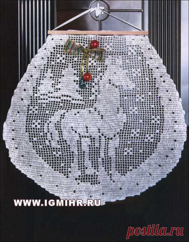 ПАННО «ГОД ЛОШАДИ». ФИЛЕЙНОЕ ВЯЗАНИЕ. КРЮЧОК