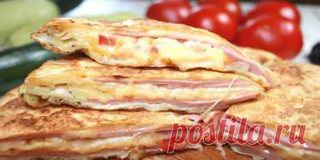 Завтрак в лаваше: вкусно и очень просто.