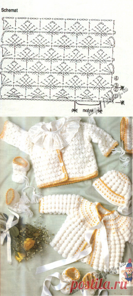 Вязанные костюмы для малышей