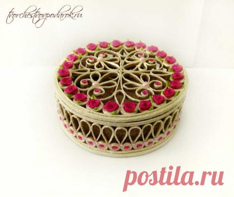 Шкатулка с цветами | Джутовая филигрань | Шкатулка из джута Шкатулка с цветами.Украшение шкатулки цветами.Джутовая филигрань мастер класс.Круглая шкатулка своими руками.Шкатулка цветок.Шкатулка из джута своими руками