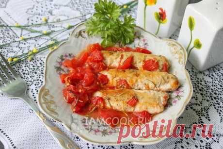 Запеченые куриные мититеи с розмарином и томатами, рецепт с фото