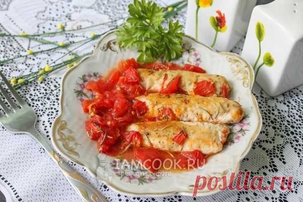 Запеченые куриные мититеи с розмарином и томатами, рецепт с фото