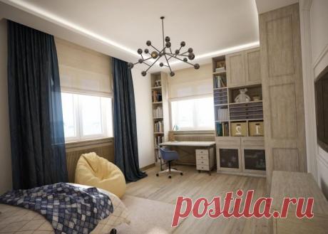 Интерьер детской для мальчика - фото свежих идей дизайна в детской