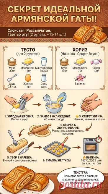 Секрет идеальной армянской гаты