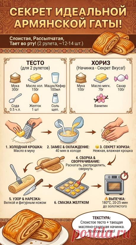 Секрет идеальной армянской гаты