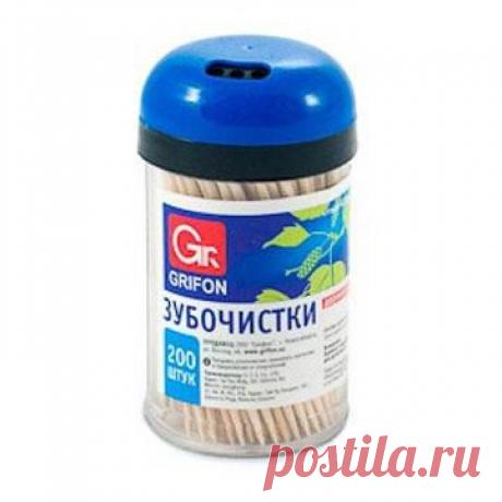 RICHSOUL - магазин полезных вещей | Зубочистки GRIFON, 200 штук