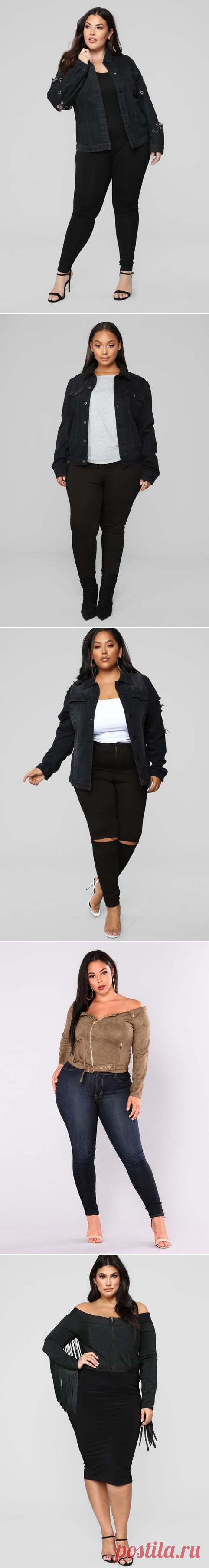 Джинсовые куртки для полных девушек американского бренда Fashion Nova весна-лето 2019 (60 фото)