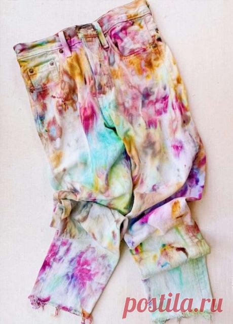 Интересный и креативный способ преобразить джинсы | Краше Всех