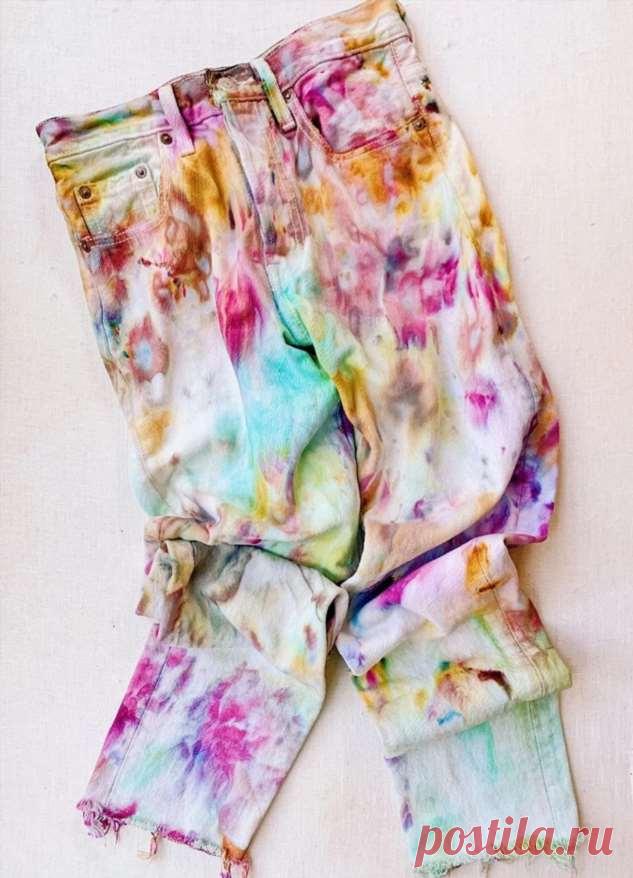 Интересный и креативный способ преобразить джинсы | Краше Всех