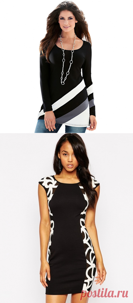 Идеи платьев со вставками