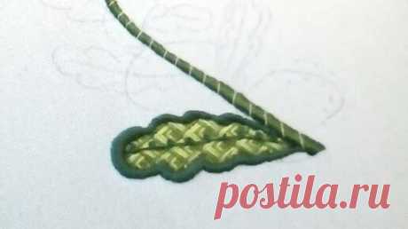 Embroidery art | СТИЛЬНАЯ ВЫШИВКА #6 Вышито объемной гладью и решеткой | Дзен