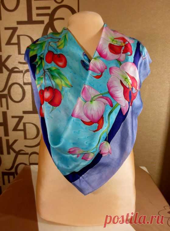 Видео мастер-класс по узелковому батику узор «спираль» | Батик мастерская Надежды Осадченко